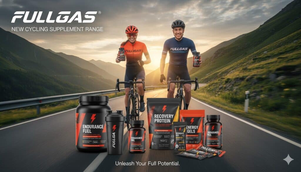 Fullgas lanza una gama de suplementos para ciclistas