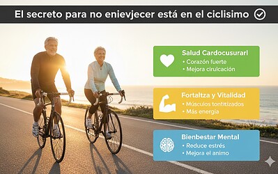 El secreto para no envejecer está en el ciclismo
