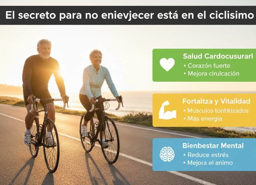 El secreto para no envejecer está en el ciclismo