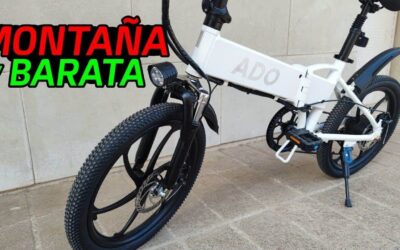 ado a20 considerada la mejor bicicleta electrica plegable