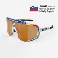 Scicon presenta las nuevas gafas de Tadej Pogacar