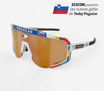 Scicon presenta las nuevas gafas de Tadej Pogacar