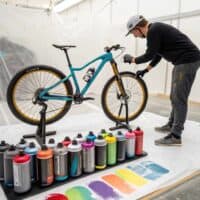 Cómo pintar una bicicleta con un spray