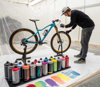 c mo pintar una bicicleta con un spray