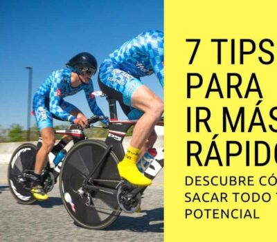 como aumentar tu velocidad en la bicicleta