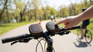 Altavoces para pasear en bicicleta