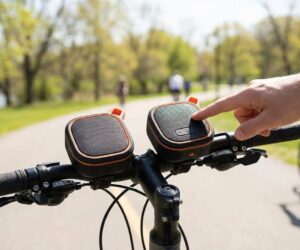 Altavoces para pasear en bicicleta