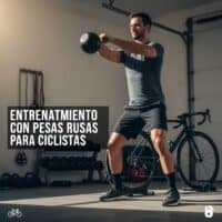 Entrenamiento con pesas rusas para ciclistas