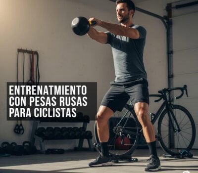 Entrenamiento con pesas rusas para ciclistas