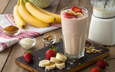 batido de proteina casero