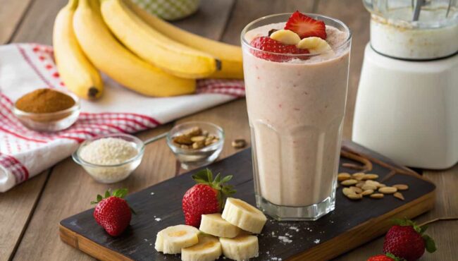 batido de proteina casero
