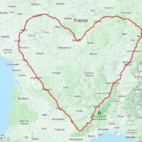 ¡Nuevo récord Guinness en Strava con un corazón gigante de 2.172 km!