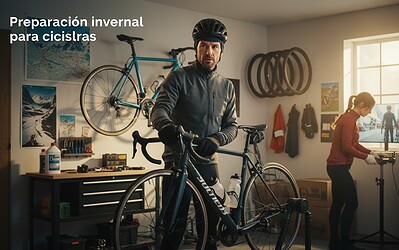 Preparación invernal para ciclistas