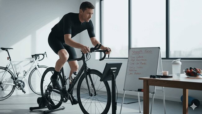 Cómo ganar fuerza sin aumentar de peso si haces ciclismo