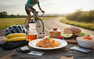 Carga de carbohidratos en ciclismo