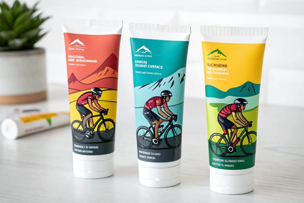 Cremas calentadoras en ciclismo