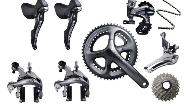 gamas de transmision shimano en ciclismo de carretera
