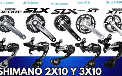 gamas de transmision shimano en ciclismo de montana