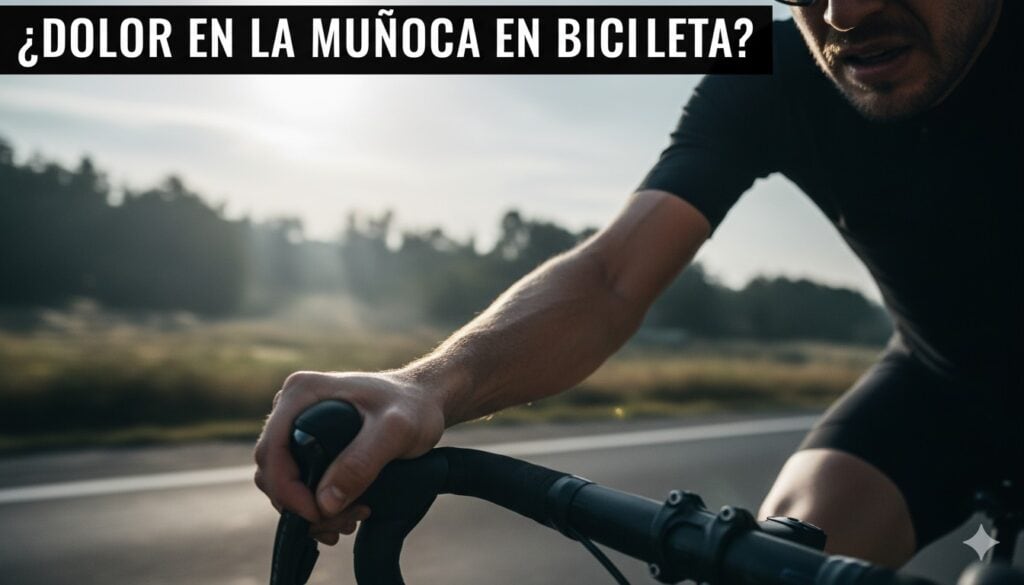 Dolor en la muñeca en bicicleta