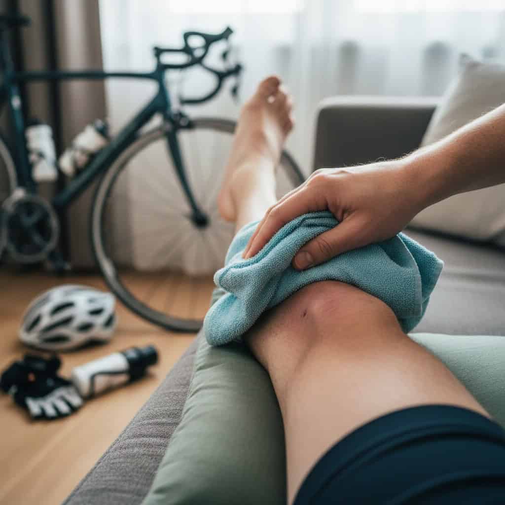 Si te lesiones en bicicleta: ¿Que ss mejor aplicar frío o calor para recuperarse?