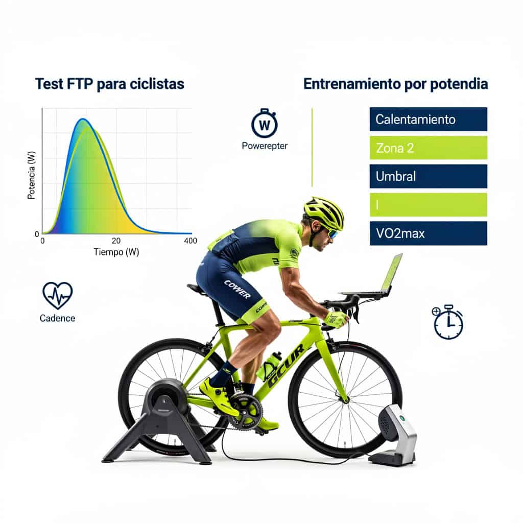 Test FTP para ciclistas y entrenamiento por potencia: La guía definitiva para mejorar tu rendimiento
