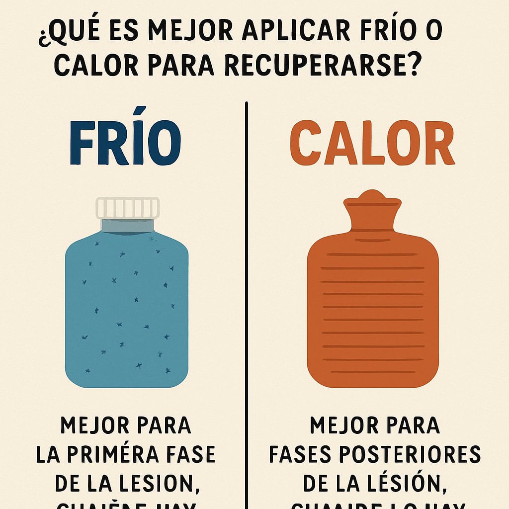 Si te lesiones en bicicleta: ¿Que ss mejor aplicar frío o calor para recuperarse?