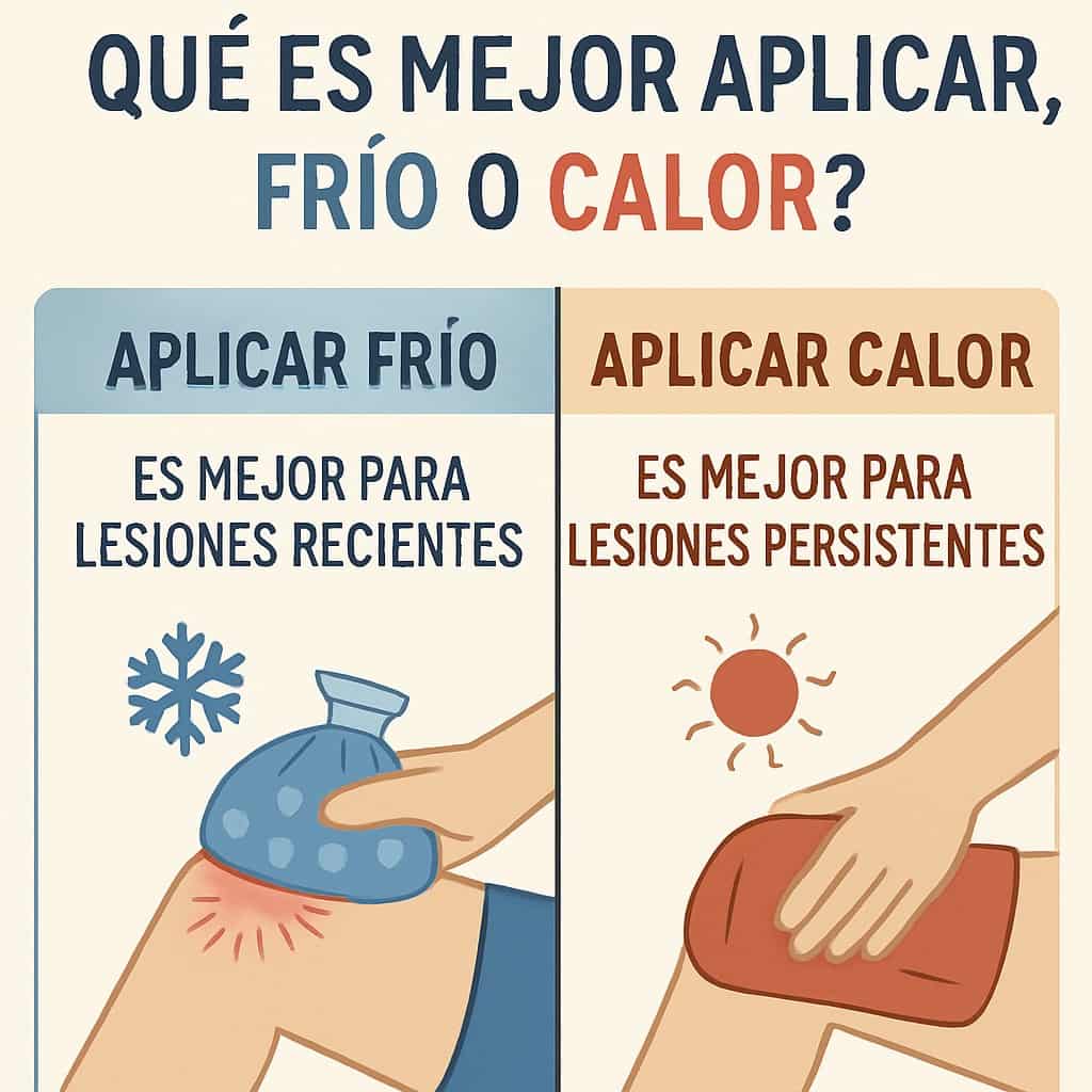 Si te lesiones en bicicleta: ¿Que ss mejor aplicar frío o calor para recuperarse?
