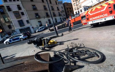 nuevo acto vandalico sobre estatua de fede bahamontes en toledo un triste homenaje vandalizado