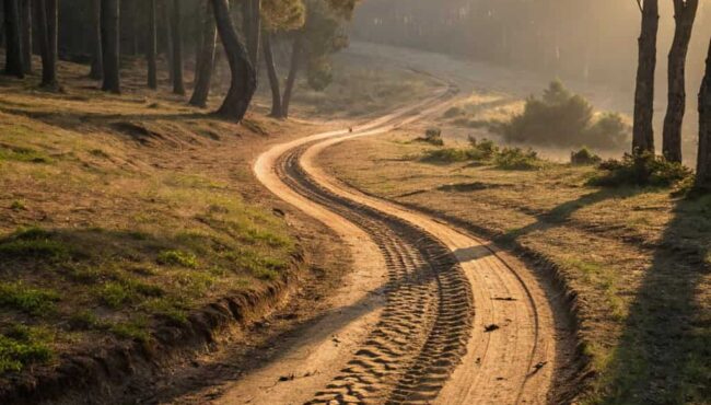roderas de los caminos con la mtb