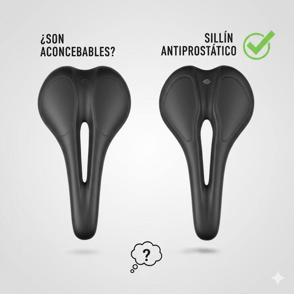 Son aconsejables los sillines antiprostáticos