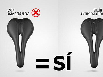 Son aconsejables los sillines antiprostáticos