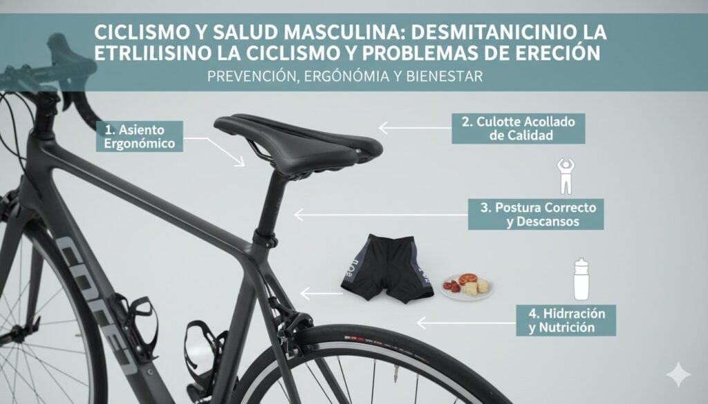 Desmitificando la relación entre ciclismo y problemas de erección