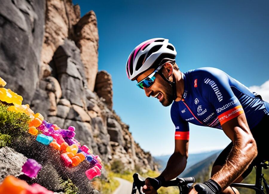 Gominolas de cafeina para ciclistas