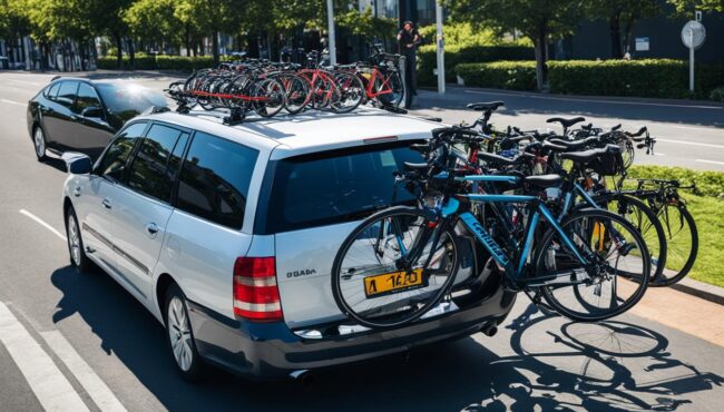 La forma legal y segura para transportar la bicicleta dentro del coche