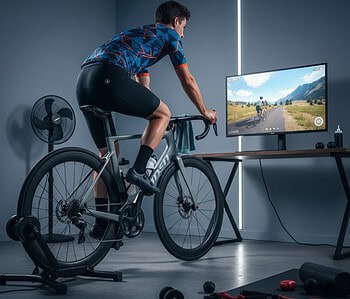 Beneficios de entrenar en rodillo la bicicleta de carretera