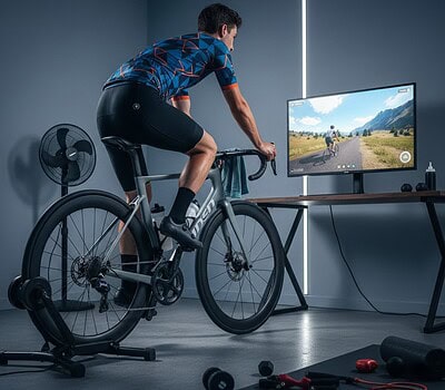 Beneficios de entrenar en rodillo la bicicleta de carretera