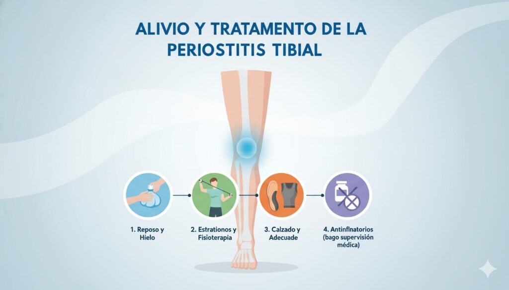 Alivio y Tratamiento de la Periostitis Tibial