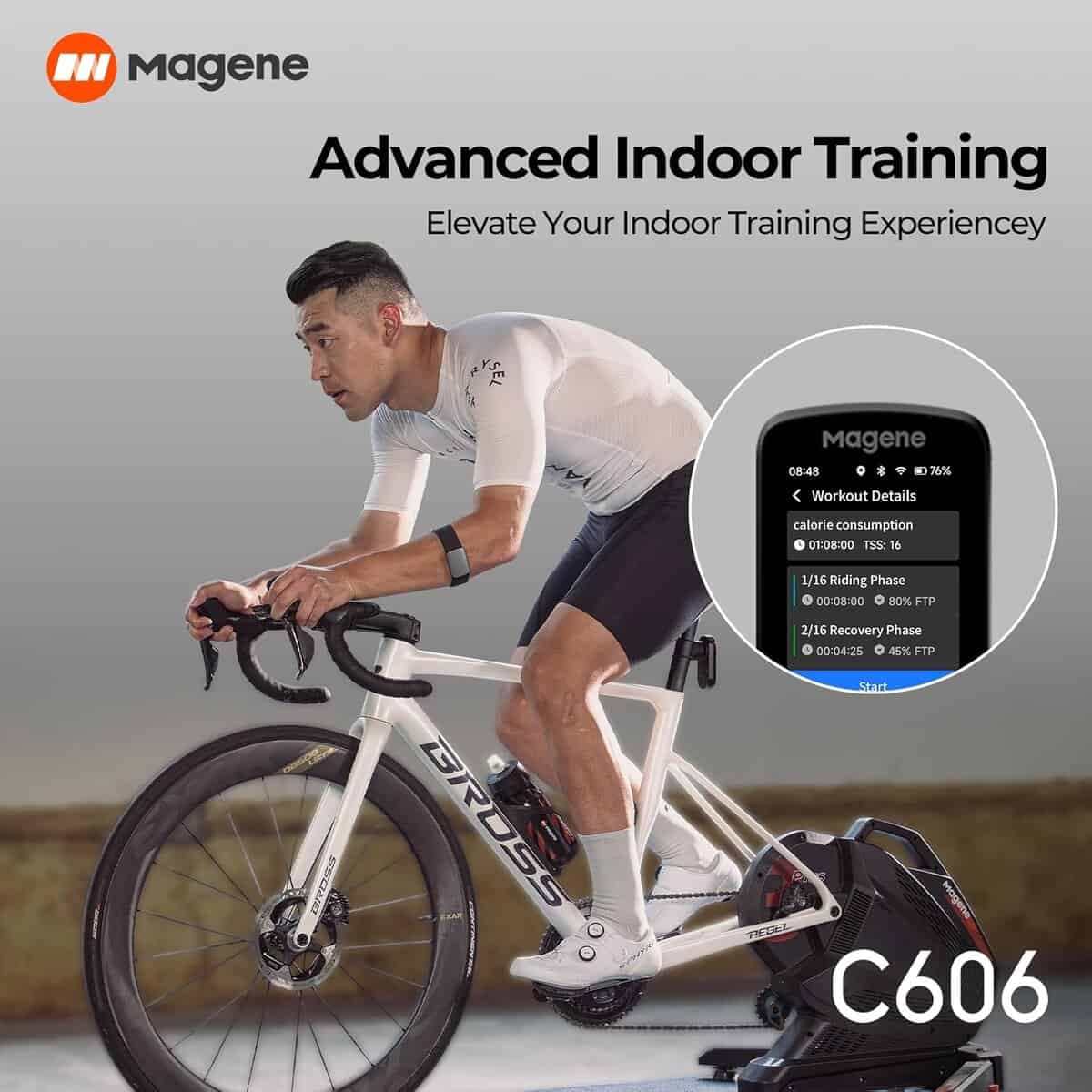 Ciclocomputador Magene C606 con pantalla táctil a color