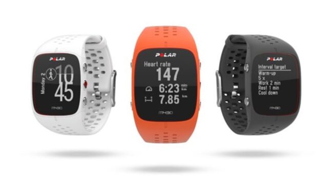 polar m430 un reloj gps con sensor de pulso en la muneca