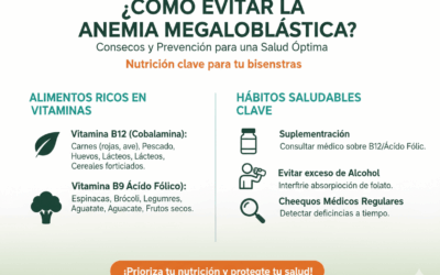 Cómo evitar la anemia megaloblástica