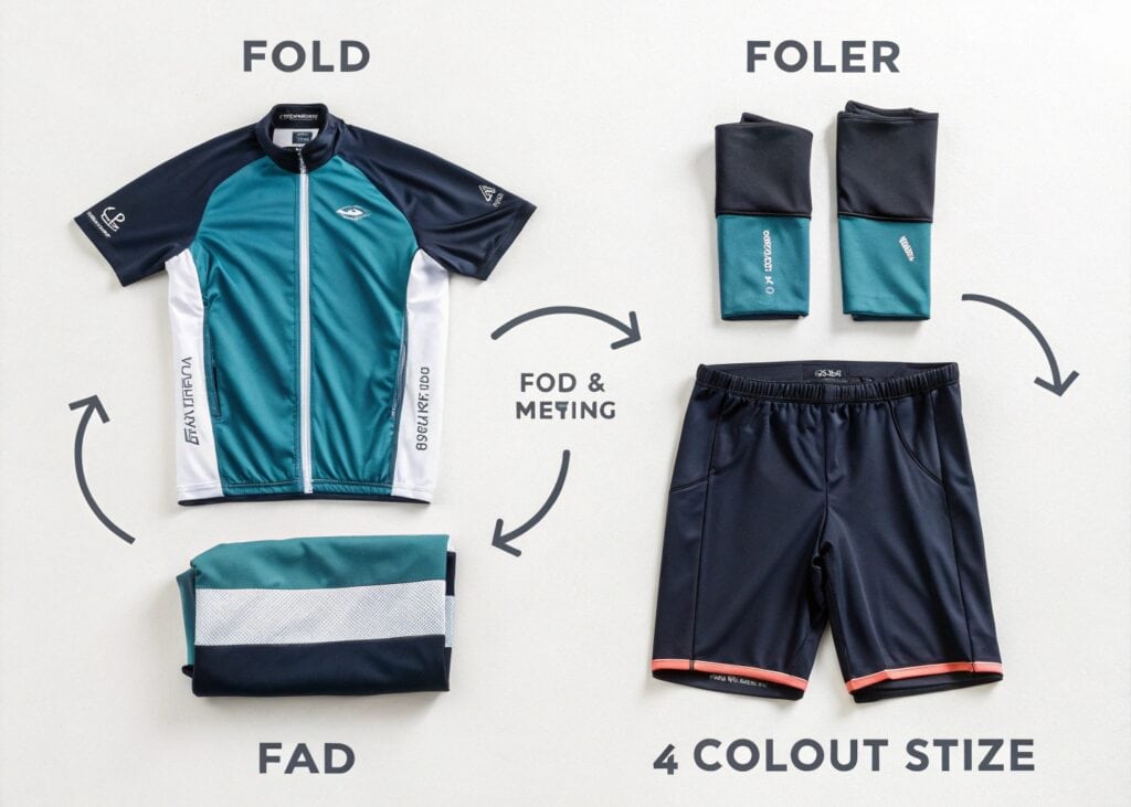 c mo doblar ropa de ciclismo