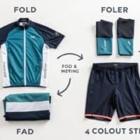 Cómo doblar ropa de ciclismo
