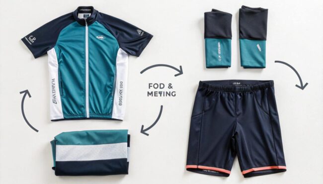 c mo doblar ropa de ciclismo