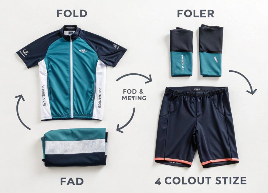 c mo doblar ropa de ciclismo