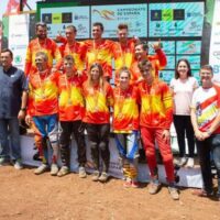Telma Torregrosa y Álex Marín, campeones de España de DH en Teror