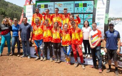 telma torregrosa y alex marin campeones de espana de dh en teror