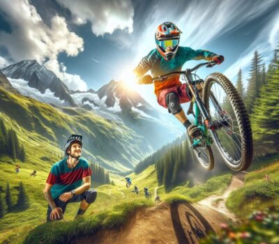video danny macaskill y claudio caluori se divierten en los alpes