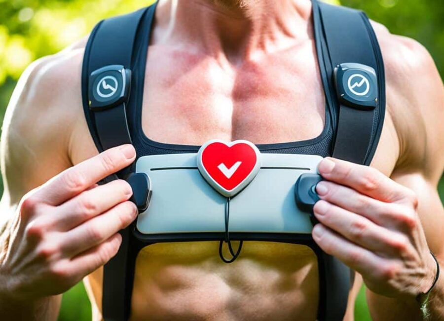 pulsometro de pecho recargable