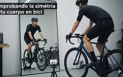 Comprobando la simetría de tu cuerpo en la bici