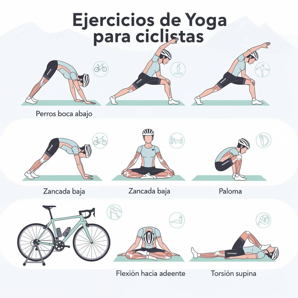 Ejercicios de Yoga para ciclistas